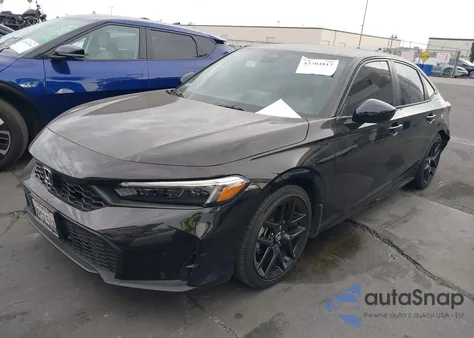 2025 Honda Civic Sport z USA, uszkodzony, nr VIN 2HGFE2F54SH533110